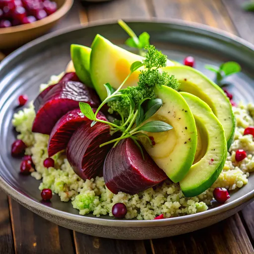 Sałatka z Quinoa, Awokado i Burakami